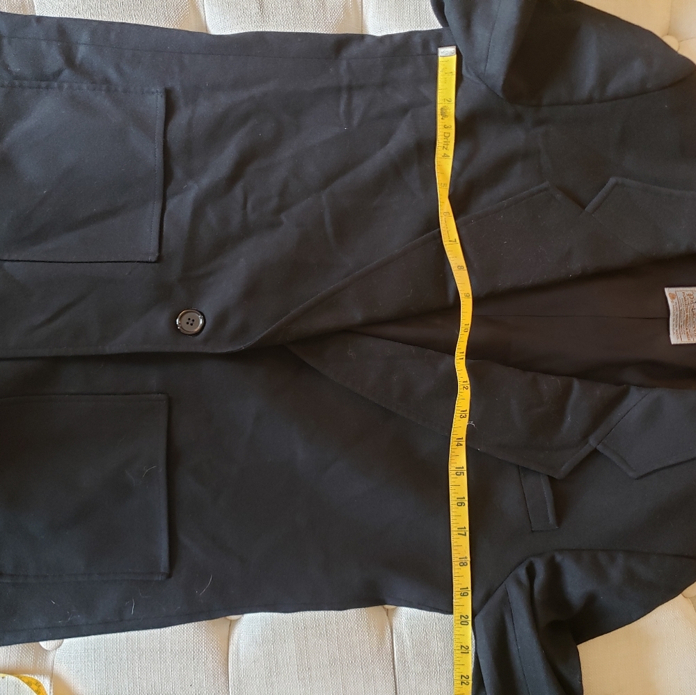 Vintage Pendleton Wool Black One Button Blazer La… - image 6